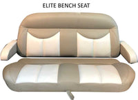 Thumbnail for ELITE BENCH SEAT SUITABLE FOR RXV - TAUPE BASE CHALK WHITE TRIM INSERT