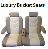 Thumbnail for LUXURY BUCKET CONSOLE SUITABLE FOR RXV - TAUPE BASE CHALK WHITE TRIM INSERT