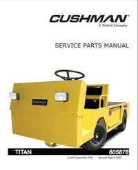 Thumbnail for 2005+ Service Parts Manual for Cushman Titan Utility Vehicle