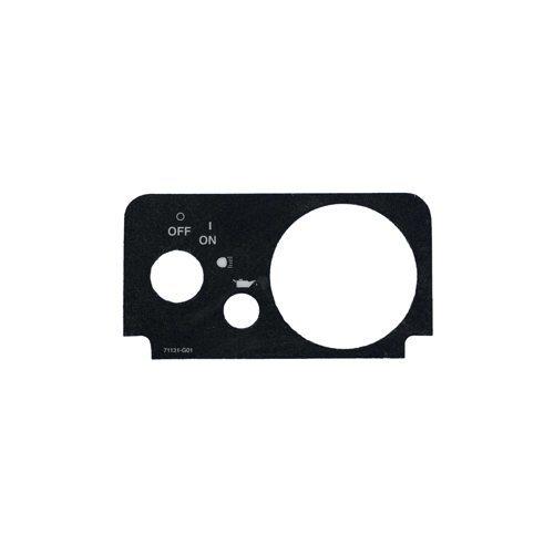 Console Plate Decal (Key, Fuel Gauge, Oil)