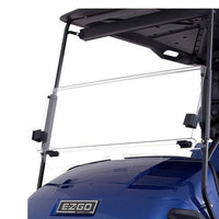 Thumbnail for Clear Fold Down Windshield Kit for E-Z-GO TXT