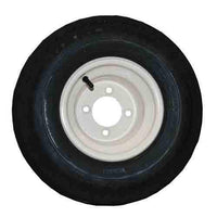 Thumbnail for 18.5x8.50-8 4 Ply USA Trail with White Steel Wheel Assembly